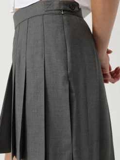 Gonna Thom Browne in lana a pieghe