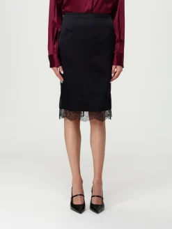 Gonna Tom Ford in seta con inserti in pizzo