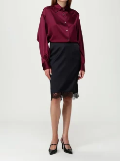 Gonna Tom Ford in seta con inserti in pizzo