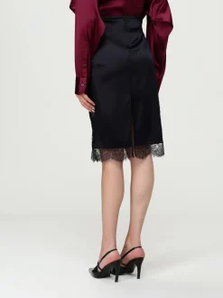 Gonna Tom Ford in seta con inserti in pizzo