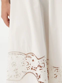 Gonna Twinset in cotone con ricami