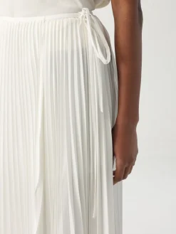 Gonna Twinset in crêpe plissettato