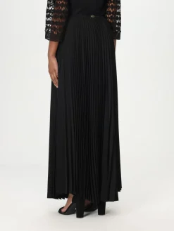 Gonna Twinset in crêpe plissettato