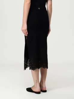 Gonna Twinset in maglia e pizzo