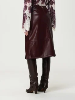 Gonna Twinset in pelle sintetica