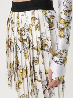 Gonna Versace Jeans Couture in crêpe plissettato