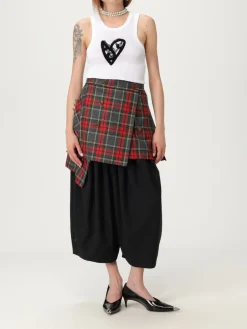 Gonna Vivienne Westwood in lana vergine con stampa Tartan