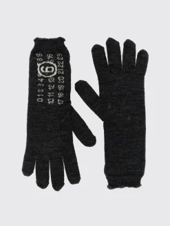 Guanti Numeric MM6 Maison Margiela in lana vergine effetto used