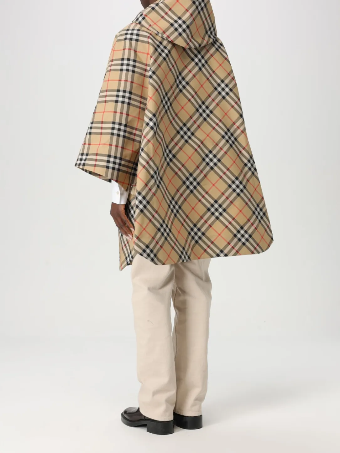 Impermeabile Burberry in nylon con stampa Vintage Check