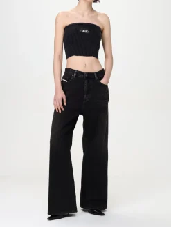 Jeans a zampa Diesel in denim