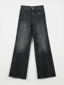 Jeans a zampa Twinset in denim