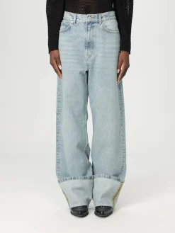 Jeans ampio a vita media Moschino Jeans