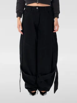 Jeans baggy The Attico in denim di cotone