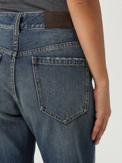 Jeans Brunello Cucinelli in denim di cotone