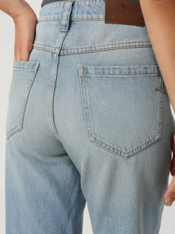 Jeans Brunello Cucinelli in denim di cotone