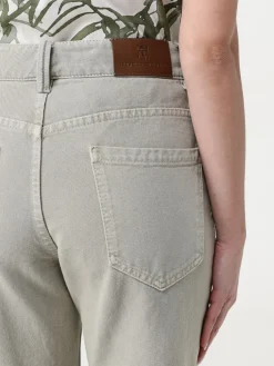 Jeans Brunello Cucinelli in denim di cotone