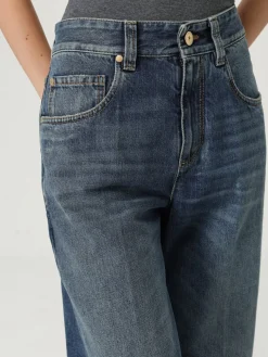 Jeans Brunello Cucinelli in denim di cotone