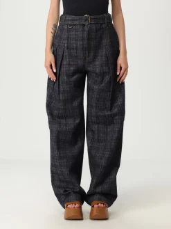 Jeans Burberry in denim con stampa check