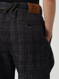 Jeans Burberry in denim con stampa check