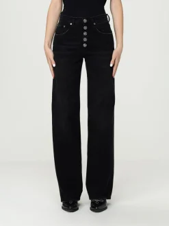 Jeans con bottoni gioiello Dondup