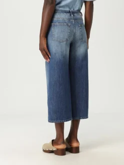 Jeans crop con ricami Pt Torino