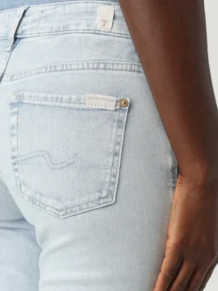 Jeans cropped 7 For All Mankind in denim