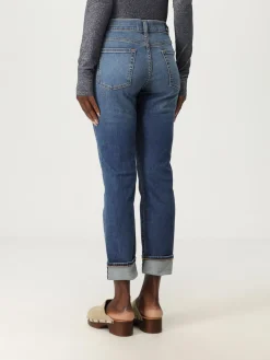 Jeans cropped 7 For All Mankind in denim