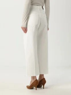 Jeans cropped Brunello Cucinelli in denim