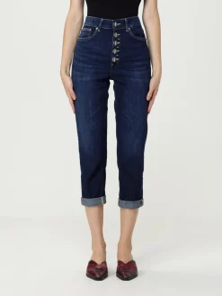 Jeans cropped Dondup in denim