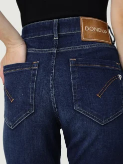 Jeans cropped Dondup in denim