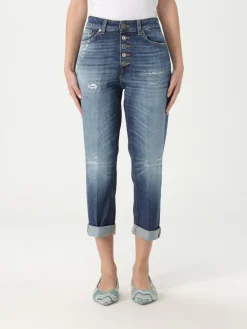 Jeans cropped Dondup in denim