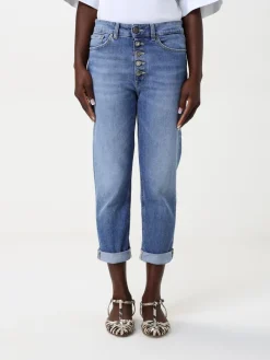 Jeans cropped Dondup in denim