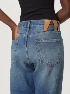 Jeans Darkpark in denim di cotone con charm