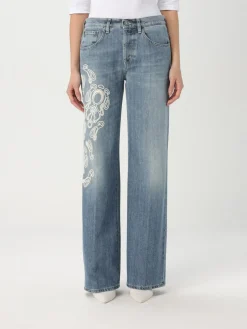 Jeans Dondup in denim con ricami