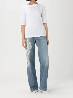 Jeans Dondup in denim con ricami