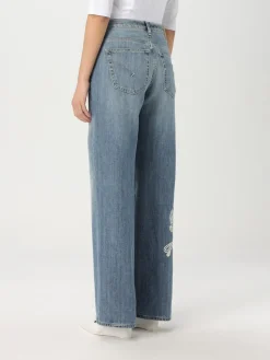 Jeans Dondup in denim con ricami