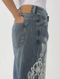 Jeans Dondup in denim con ricami