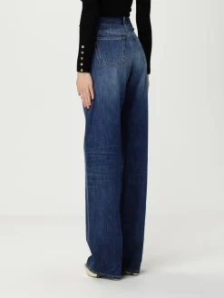Jeans Elisabetta Franchi in denim di cotone