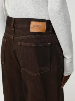 Jeans Ganni in denim di cotone