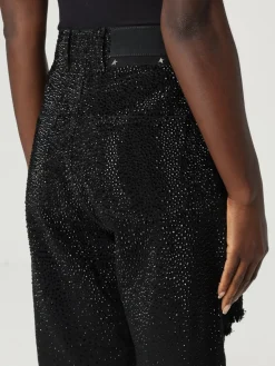 Jeans Golden Goose in denim con strass