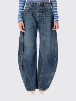 Jeans Jean Paul Gaultier in denim di cotone