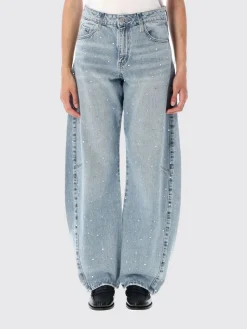 Jeans Levi's in denim con strass