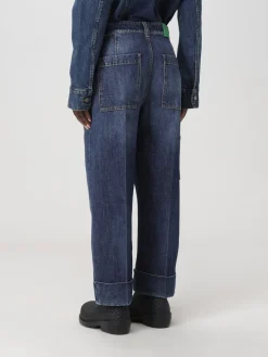 Jeans Medium Washed Cargo Denim Bottega Veneta