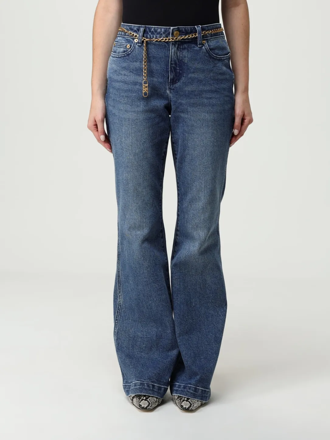 Jeans Michael Kors in denim con chain