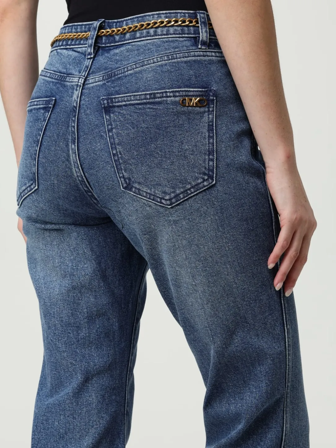 Jeans Michael Kors in denim con chain