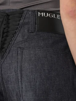 Jeans Mugler in denim