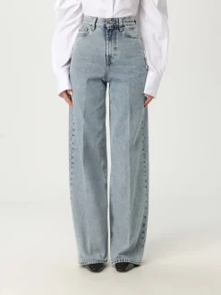 Jeans Toteme in denim di cotone