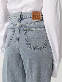 Jeans Toteme in denim di cotone