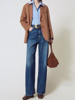 Jeans Twinset in denim di cotone