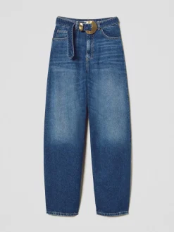 Jeans Twinset in denim di cotone